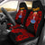 Tahiti Polynesian Car Seat Covers - Tahitians Spirit Universal Fit Red - Polynesian Pride