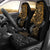 American Samoa Car Seat Covers - American Samoa Seal Gold Turtle Gray Hibiscus Flowing Universal Fit GOLD - Polynesian Pride