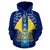 Tokelau All Over Hoodie Tokelau Flag Coat of Arms Design K9 - Polynesian Pride