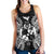 Tonga Polynesian Women Tank Top Map Black Black - Polynesian Pride