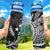 Kosrae State Hydro Tracking Bottle - Wings Style Hydro Tracking Bottle - Kosrae 32oz Large Black - Polynesian Pride