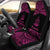 Vanuatu Polynesian Car Seat Covers - Pride Pink Version Universal Fit Pink - Polynesian Pride