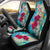 Polynesian Hawaii Car Seat Covers - Plumeria Turtles with Hibiscus Universal Fit BLUE - Polynesian Pride