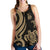 New Caledonia Women's Racerback Tank - Gold Tentacle Turtle - Polynesian Pride