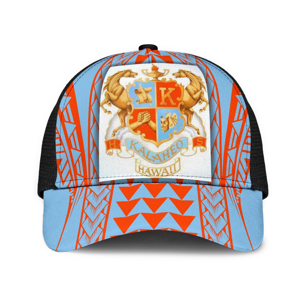 Hawaii - Kalaheo Mesh Back Cap - AH Mesh Back Cap Universal Fit Blue - Polynesian Pride