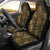 Polynesian Car Seat Cover - Polynesian Tattoo 12 Universal Fit Yellow - Black - Polynesian Pride