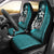 Federated States of Micronesia Car Seat Covers Turquoise - Turtle With Hook Universal Fit Turquoise - Polynesian Pride