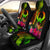 Pohnpei Polynesian Car Seat Covers - Hibiscus and Banana Leaves Universal Fit Reggae - Polynesian Pride