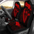 Hawaii Hibiscus Banzai Surfing Car Seat Cover V2 Red - Polynesian Pride