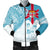 Fiji Polynesian Men's Bomber Jacket - Fiji Flag Fiji Flag with Coat of Arms Blue - Polynesian Pride