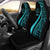 Palau Car Seat Covers - Turquoise Polynesian Tentacle Tribal Pattern Crest Universal Fit Turquoise - Polynesian Pride