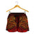 Samoa Women's Shorts - Red Shark Polynesian Tattoo - Polynesian Pride