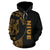 Niue Polynesian Hoodie Line Gold - Polynesian Pride