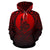 New Caledonia All Over Hoodie Lift up Red - Polynesian Pride