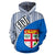 Fiji Tapa Hoodie Fiji Flag - Polynesian Pride