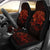 Hawaii Turtle Ohana Hibiscus Poly Car Seat Covers - Red - Polynesian Pride