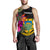 Tuvalu Men's Tank Top - Hibiscus Polynesian Pattern - Polynesian Pride