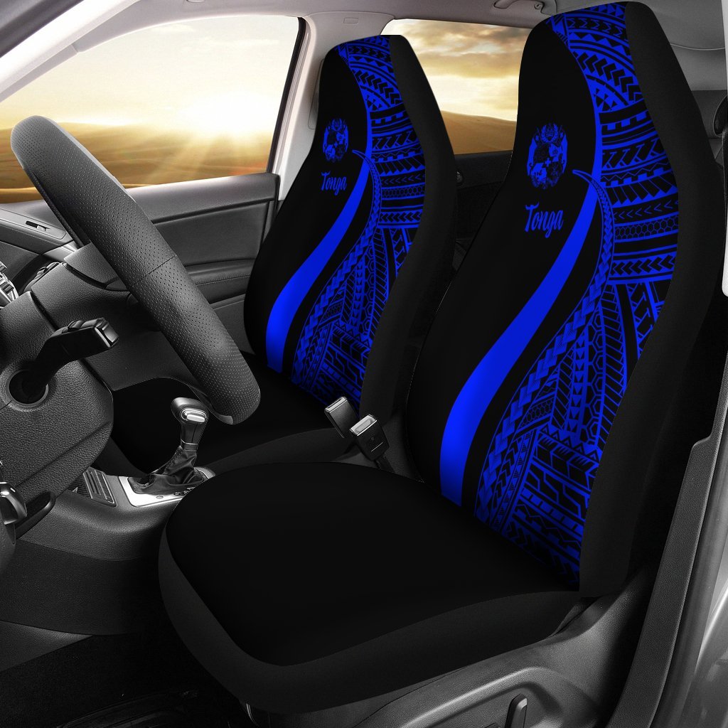 Blue Tribal Print Car factory Seat Covers Pair, 2 Front Seat Covers, Car Seat Covers, Car Seat Protector, Car Accessory, Polynesian