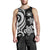 Samoa Men's Tank Top - White Tentacle Turtle - Polynesian Pride