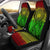 Hawaii Car Seat Covers - Tiki Face Tattoo Reggae Universal Fit Reggae - Polynesian Pride