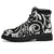 Polynesian 30 Season Boots - Polynesian Pattern Black - Polynesian Pride