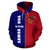 American Samoa Zip up Hoodie American Samoa Flag Seal Is In My DNA - Polynesian Pride