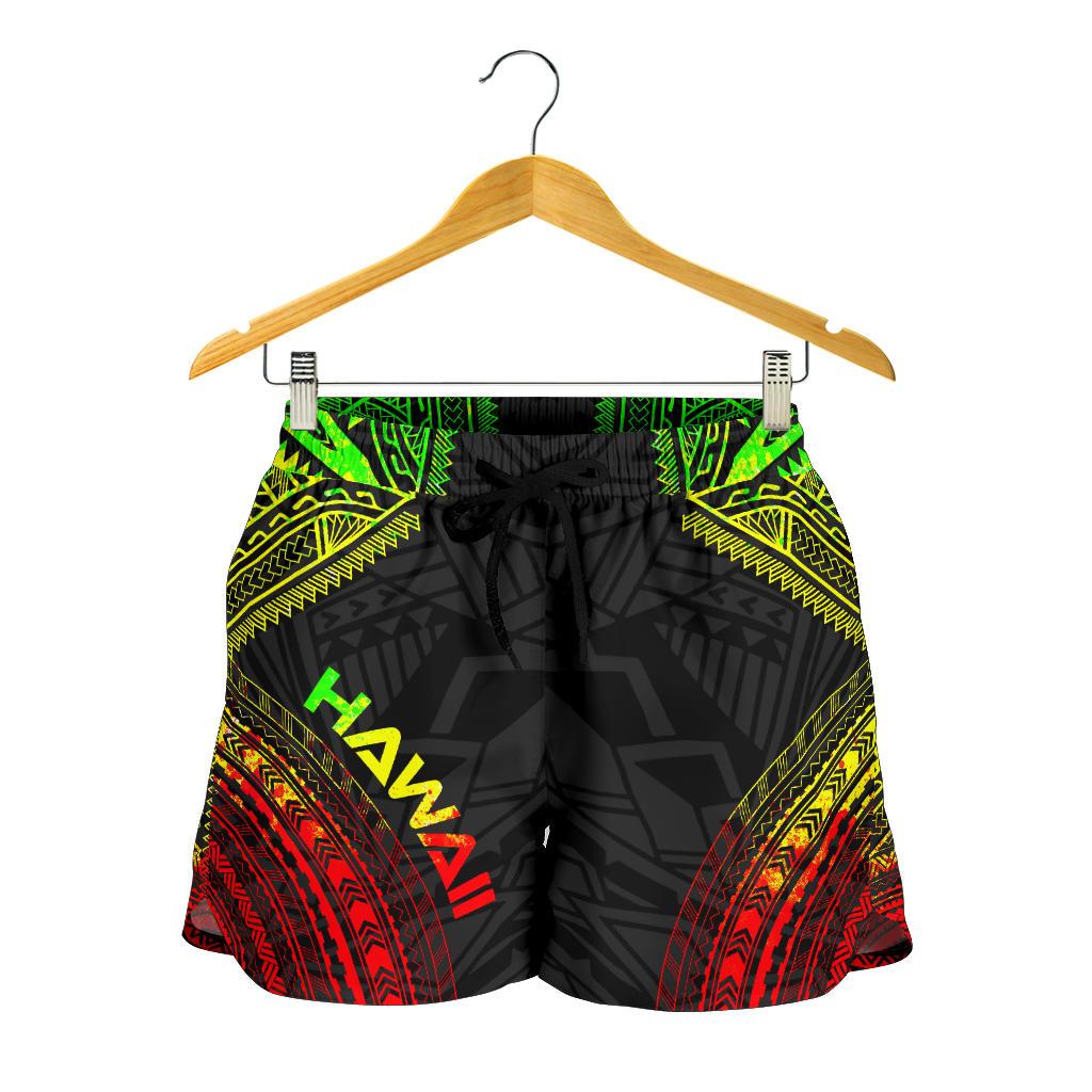 Hawaii Women's Shorts - Polynesian Chief Reggae Version Women Reggae - Polynesian Pride