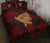 Hawaii Kanaka Polynesian Hula Girl Quilt Bed Set - Black Style - AH - Polynesian Pride