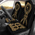 Chuuk Car Seat Covers - Chuuk Flag Micronesian Tribal Gold Universal Fit Gold - Polynesian Pride