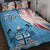 Fiji Polynesian Quilt Bed Set - Fiji Flag Blue - Polynesian Pride