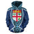 Fiji Tapa Hoodie Fiji Flag Sport Style - Polynesian Pride