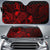 Palau Auto Sun Shades Turtle Hibiscus Red Auto Sun Shade Universal Fit Red - Polynesian Pride