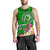 Samoa Custom Personalised Men's Tank Top - Turtle Plumeria (Green) - Polynesian Pride