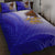 American Samoa Polynesian Quilt Bed Set - Bald Eagle (Blue) Blue - Polynesian Pride