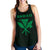 Hawaii Kanaka Polynesian Women's Racerback Tank Green - Polynesian Pride