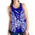 New Caledonia Polynesian Women Tank Top Map Blue Blue - Polynesian Pride