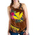 Hawaii Kanaka Maoli Personalised Women's Racerback Tank - Polynesian Hook And Hibiscus - Polynesian Pride