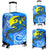 Palau Polynesian Luggage Covers - Palau Flag with Polynesian Tattoo - Polynesian Pride