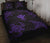 Hawaii Map Kanaka Polynesian Quilt Bed Set Circle Underwater Purple - Polynesian Pride