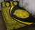 Hawaii Polynesian Pele Mauna Kea Quilt Bed Set Circle Style Yellow - Polynesian Pride