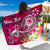 FSM Custom Personalised Sarong - Turtle Plumeria (PINK) One Style One Size Pink - Polynesian Pride
