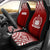 Samoa Car Seat Covers - Samoa Coat Of Arms Polynesian Tattoo Fog Red Universal Fit Red - Polynesian Pride