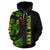 Niue Polynesian Custom Hoodie Line Reggae - Polynesian Pride