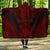 Samoa Polynesian Chief Hooded Blanket - Red Version Hooded Blanket Red - Polynesian Pride