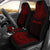 Palau Car Seat Cover - Palau Seal Polynesian Chief Tattoo Red Version Universal Fit Red - Polynesian Pride