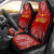 Rotuma Car Seat Covers - Rotuma Flag Melanesian Style Universal Fit Red - Polynesian Pride