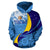 Tokelau All Over Hoodie Tovalu Flag With Coat of Arms K9 - Polynesian Pride