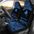 Papua New Guinea Polynesian Car Seat Covers - Pride Blue Version Universal Fit Blue - Polynesian Pride