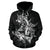 American Samoa Polynesian Zip up Hoodie Eagle Coat of Arms - Polynesian Pride