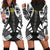 Tuvalu Hoodie Dress - Polynesian Tattoo Black Black - Polynesian Pride